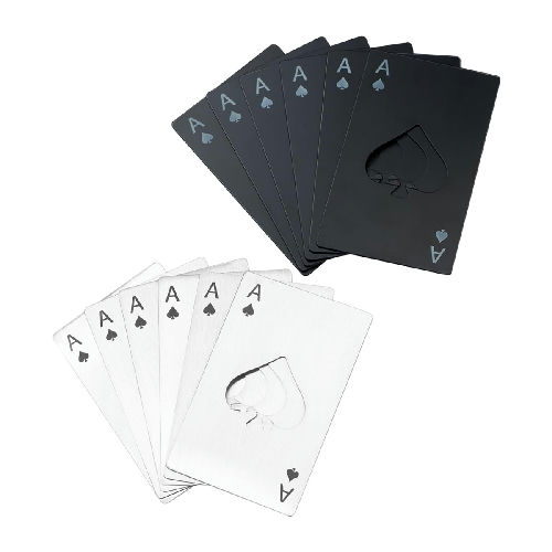 Ace Bottle Opener Stainless Steel Cards