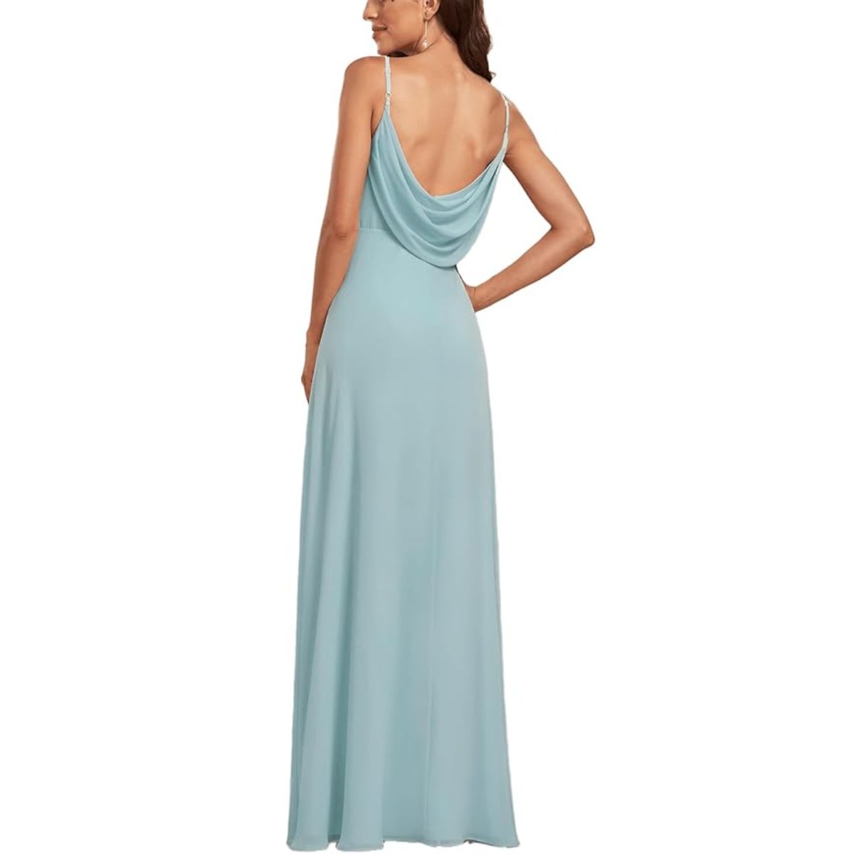 Backless Chiffon Dress