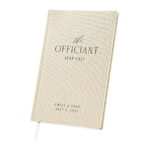 Custom Officiant Book