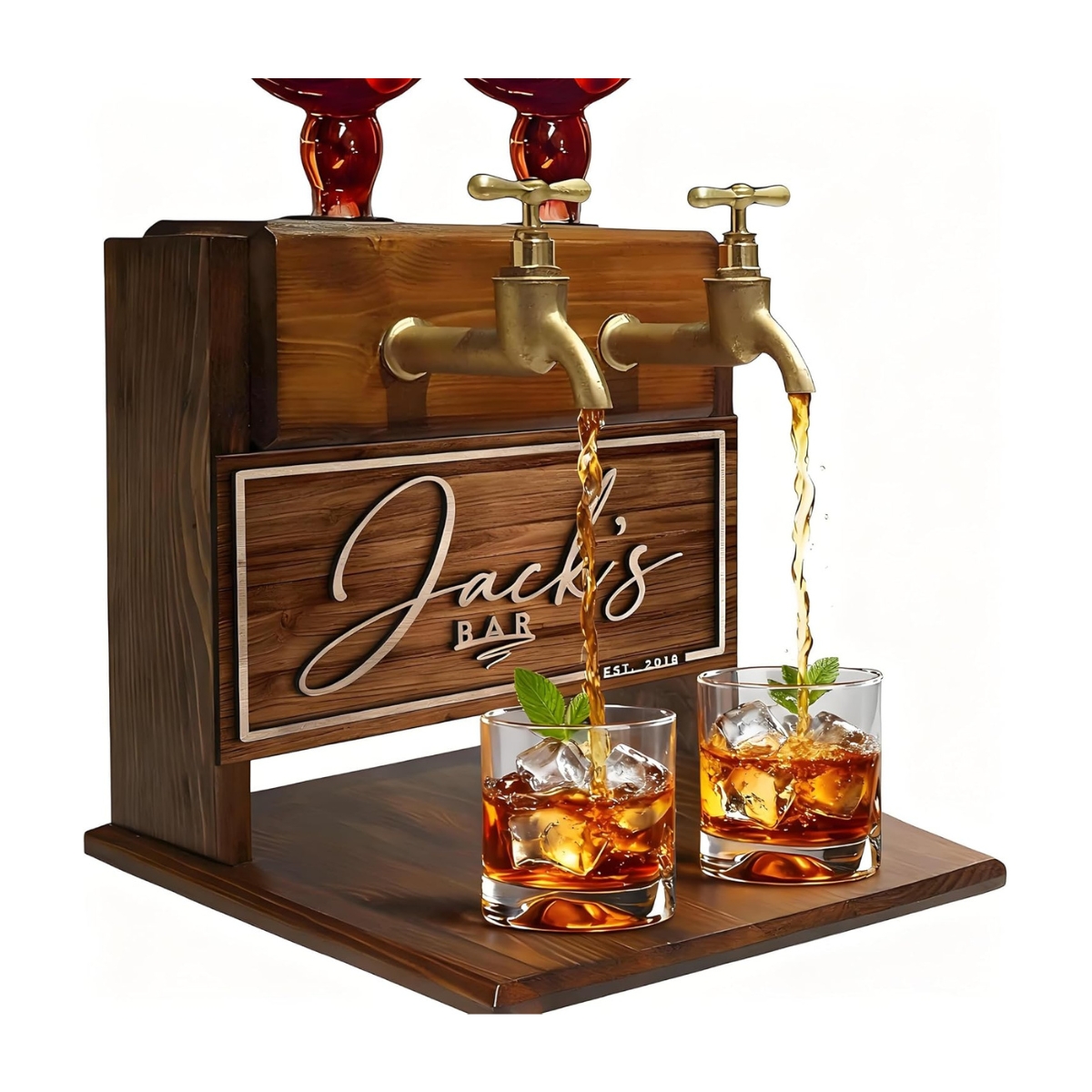 Custom Wooden Whiskey Decanter