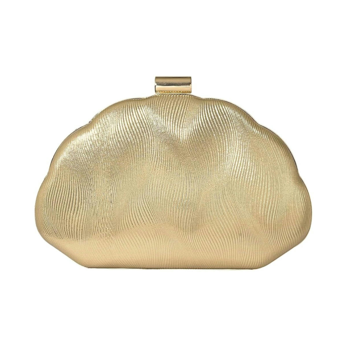 Gold Shell Clutch Purse