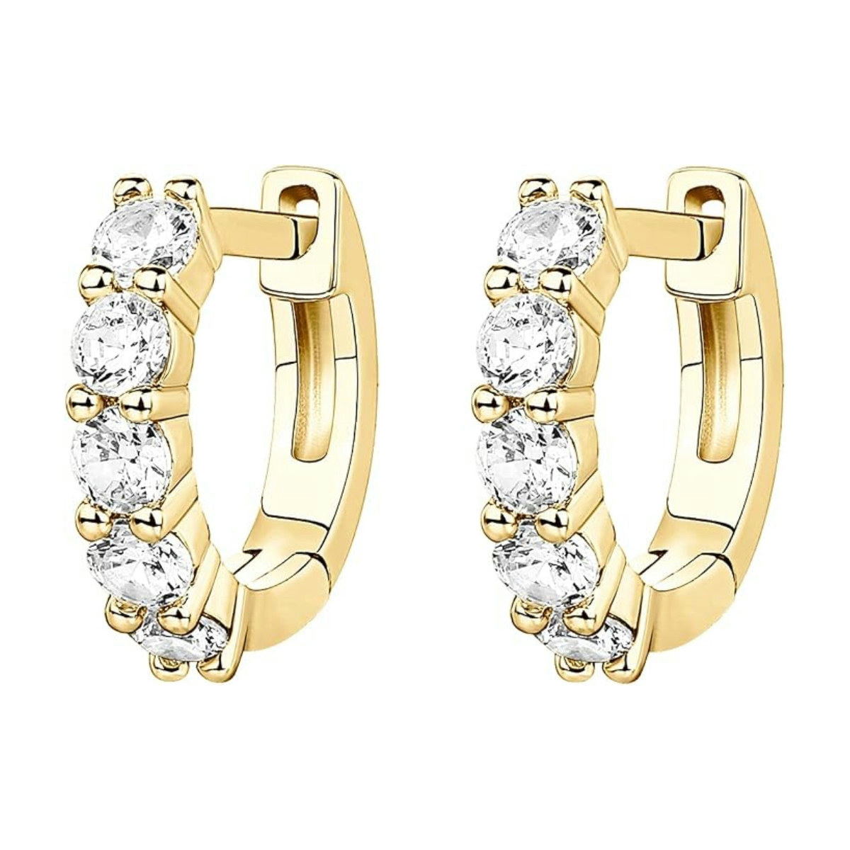 Huggie Gold Hoop Earrings