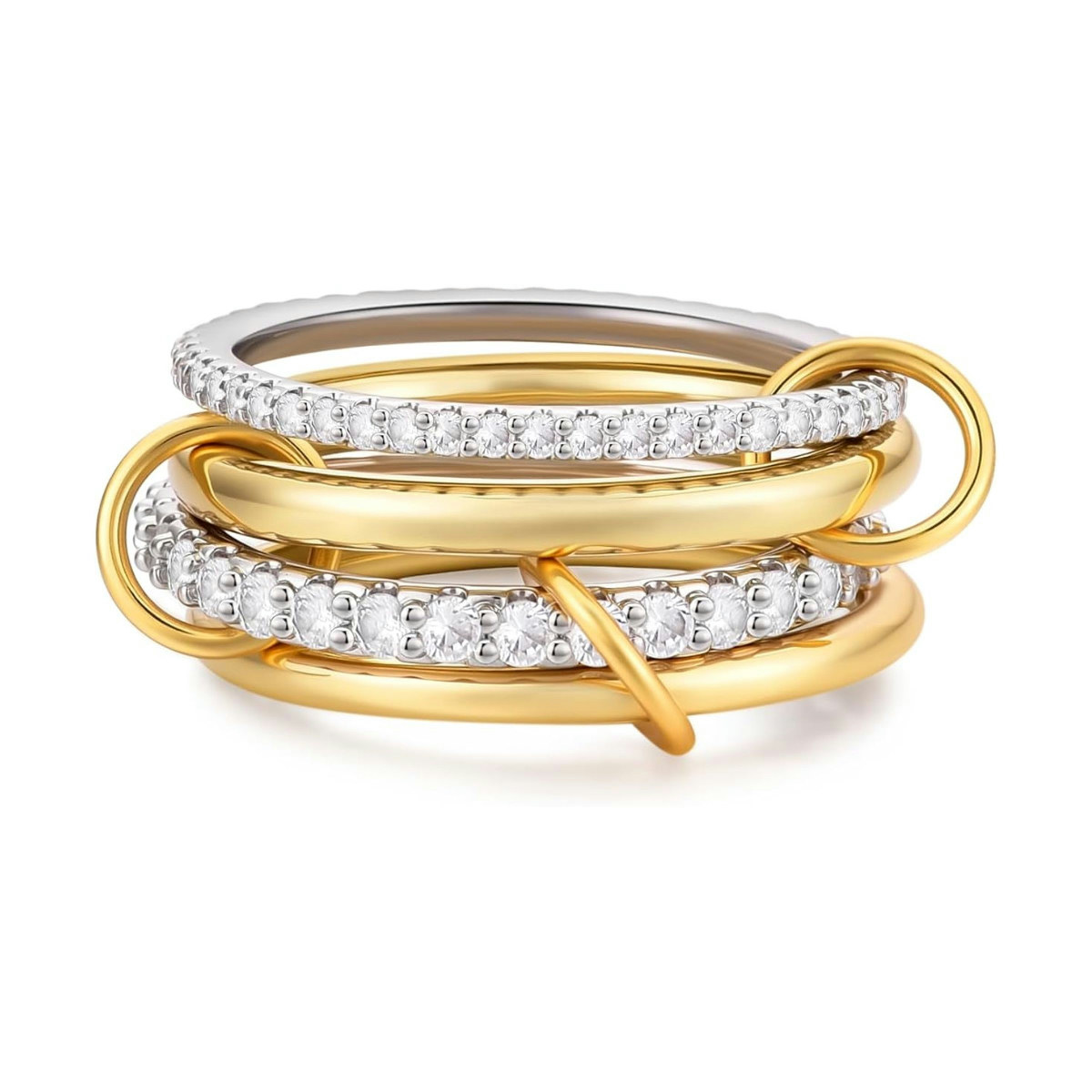 Interlocked Stacked Ring