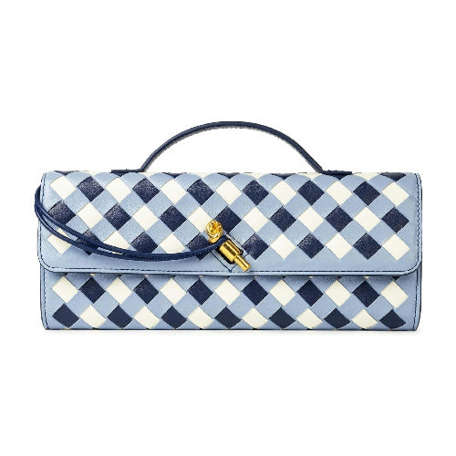 Joryin Checkered Woven Clutch