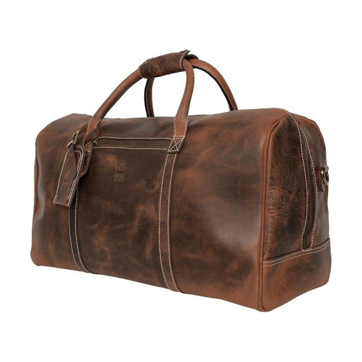 Rustic Town Leather Duffel Bag