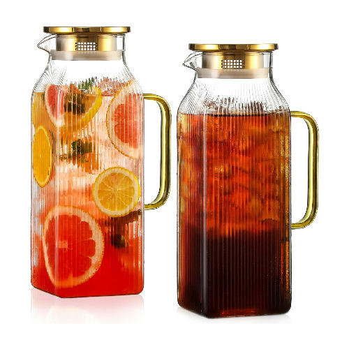 Liter Glass Carafe 2 Set