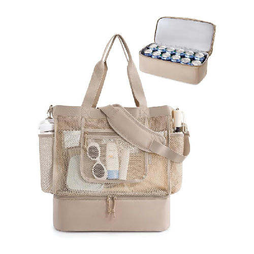 Mesh Cooler Beach Bag