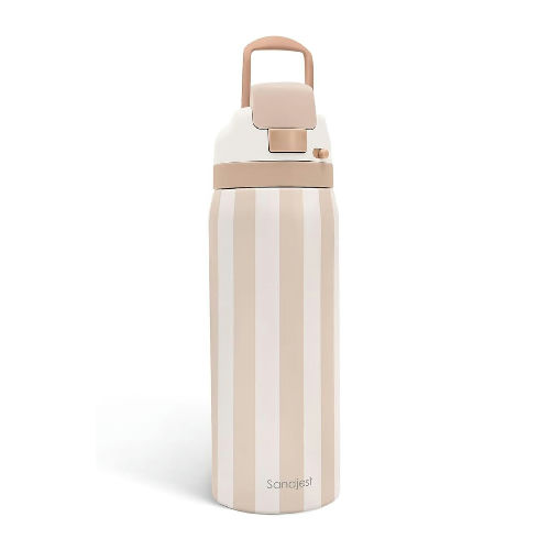 Sandjest Striped Water Bottle