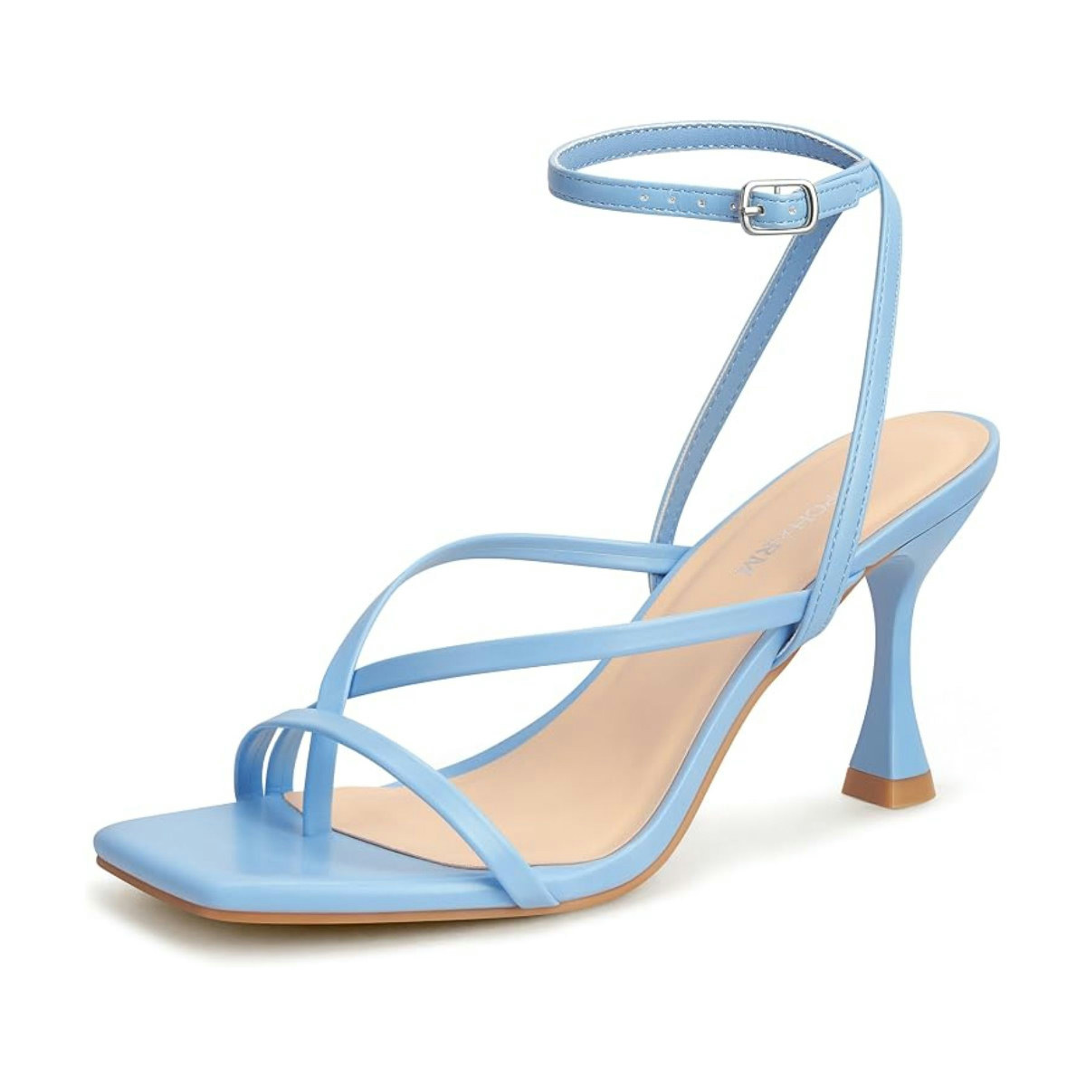 Square Toe Slingback Heels