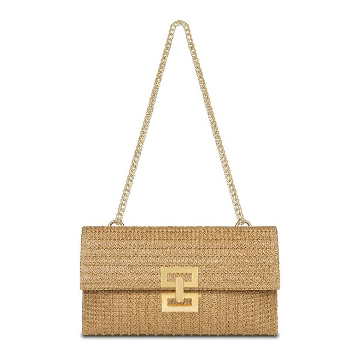 Straw Crossbody Clutch Purse