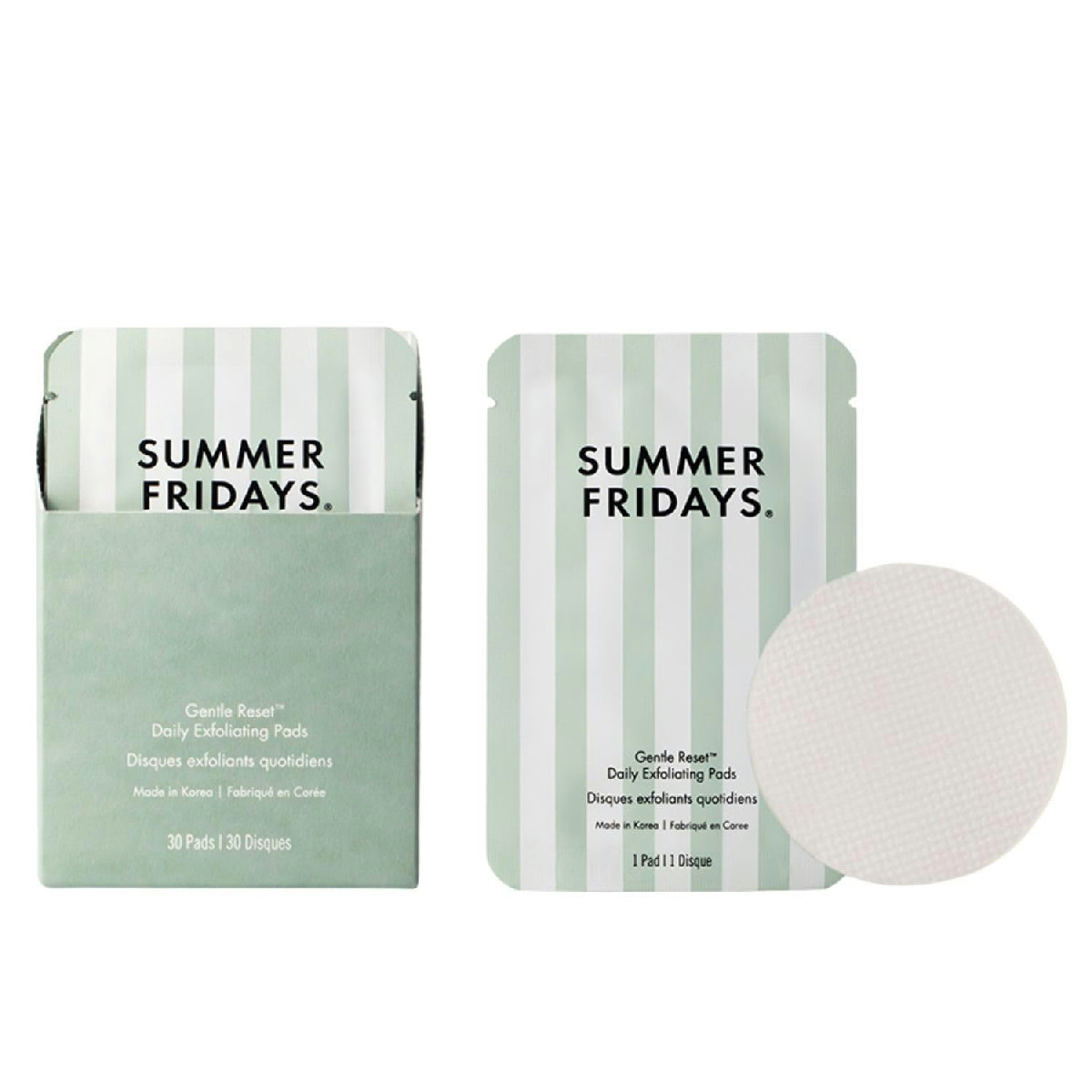 Summer Fridays Gentle Reset Daily Exfoliating Pads