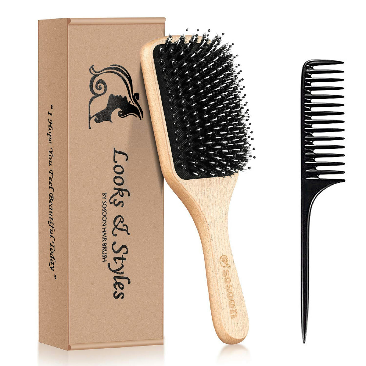 Hair Brush & Comb Set